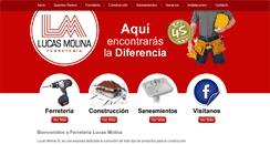 Desktop Screenshot of ferreterialucasmolina.com